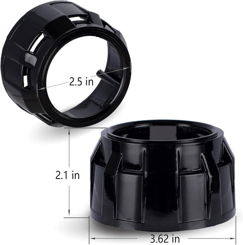 YUFANYA 2.5Inch Projector Shrouds Universal Black Mask for Projector Lens Covers