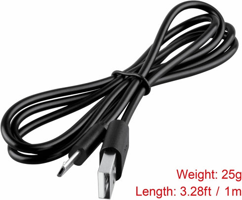 Beudsa ChargN 10mm DC Extra Long Tip Micro USB Charger Cable Cord Compatible with Charging Power Bank