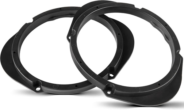 5"x7" / 6 x8 to 6.5 Door Speaker Spacer Bracket Adapter, 2PC for Select 1992-2014 Ford/Lincoln/Mercury, 6.5 inch