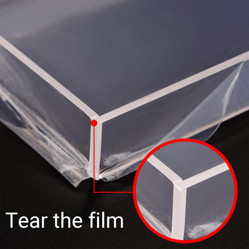 Hyekit Premium Acrylic Keyboard Clear Cover Protector, Anti-Cat Dust Cove for 75% Mechanical Keyboard