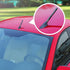 KHGUZ 4.7 Inch 9 2 2 Carbon Fiber Car Short Antenna, American Flag Vehicle AM/FM Radio Reception Antenna, Patriotic