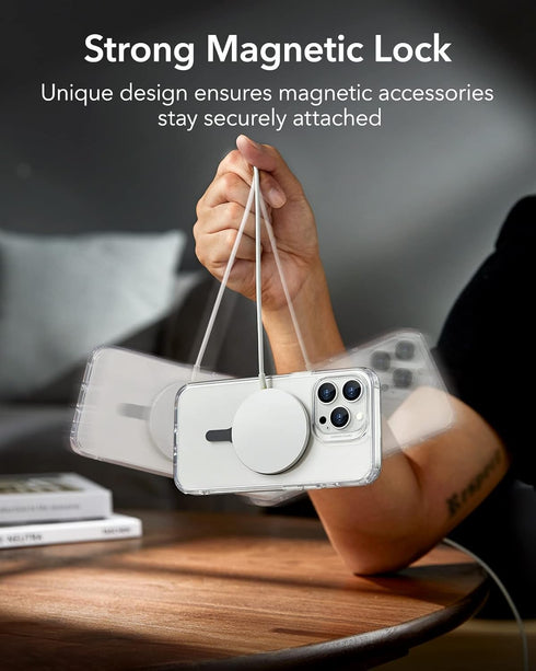 ESR MagSafe Sticker 360, MagSafe Ring Magnet (HaloLock), 2 Pack Magnetic Ring for iPhone 15/14/13/12/11, Galaxy