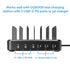 COSOOS 2 Short USB-C to iPhone Cables (10in/26cm) Fast Charging Syncing Cable for iPhone 14 Pro Max, 14 Plus, 14