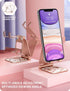 i-Blason Cell Phone Stand for Desk, Fits All Smart Phones, Foldable Holder in Marble Design
