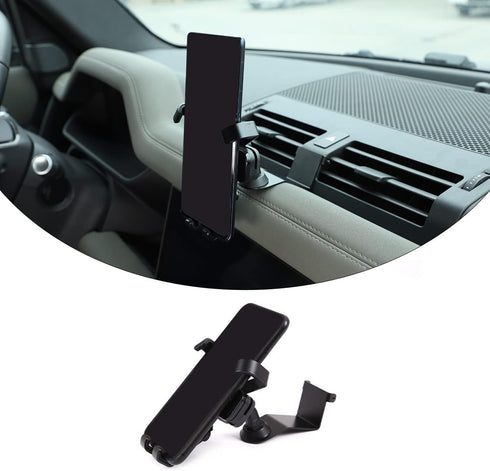 PIUGILH Phone Cradle for Land Rover Defender 90 110 130 (2020-2023) Aluminum Alloy Dashboard Mobile Phone Holder