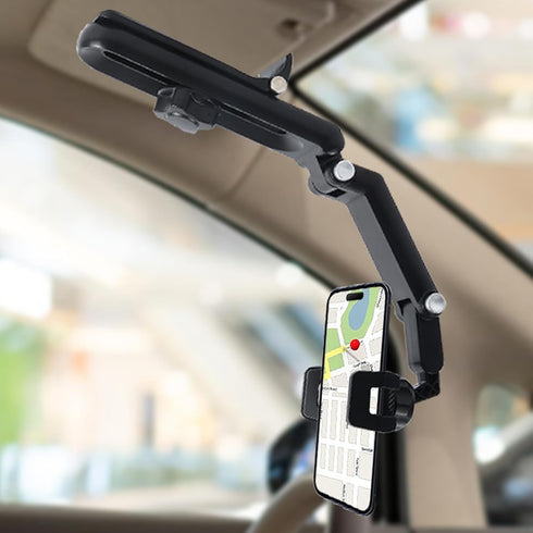 THUTEP Sun Visor Phone Holder, Phone Holder for Car, 360 Rotatable and Adjustable,