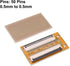 uxcell 0.5mm Pitch 50 Pin to 50 Pin Extension Connector Adapter for FFC FPC Cable Extend Zip HDD
