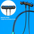 BT 5.2 Neckband Earbuds - Magnetic Headphones, IPX5 Waterproof Stereo Ergonomic Enhanced Bass Sports Earphone, Black