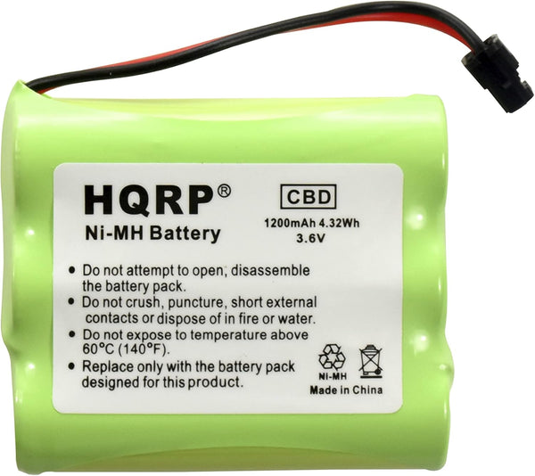 HQRP Cordless Phone Battery for Uniden BT-1006 BT1006 Replacement Extended High-Capacity