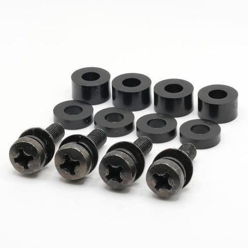 M8 Wall Mount Screws, Compatible with Samsung 11-13mm Installations, Complete Kit with Screws, Black Plated