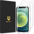 UNBREAKcable 3-Pack Tempered Glass Screen Protector for iPhone 12 mini, 9H Hardness, 99.99% HD Clear, Case Friendly.