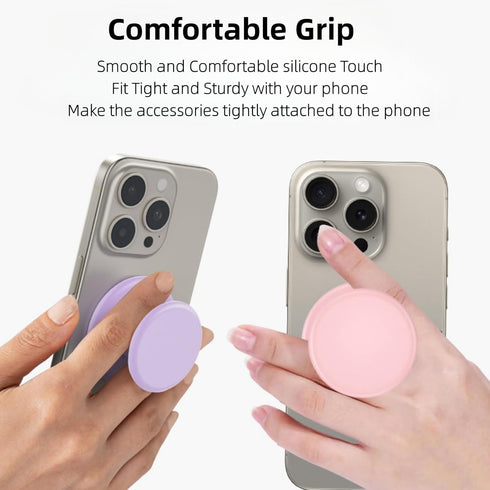 Grippopso 17 16 15 14 13 12 Magnetic Phone Grip Holder for Magsafe Phone Grips, Expandable Collapsible Phone Grip Stand