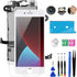 for iPhone 7 Plus Screen Replacement White, Mobkitfp 5.5" Full Assembly LCD Display with Front Camera & Repair Tools