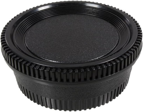 Camera Body Cap & Rear Lens Cover for Nikon D3, D4, Df, D300, D300S, D750, D700, D800, D800E, D610, D600, D70, D70S,