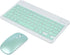 Bluetooth Keyboard and Mouse Combo, Ultra-Slim Portable Rechargeable Wireless Keyboard Set for iPad, Mac OS, Android,