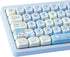 Hyekit PBT Keycaps - 145 Keys Baby Cat Keycaps, Dye-Sublimation Cute MOA Profile Custom Keycaps for Cherry MX