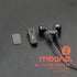 Mband 2 Pack of Mband Mclip Holder 03 Black - Organizing Earphones, Earbuds, Cable, Multi Color Keychain Clip