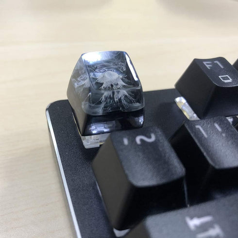 Mechanical Keyboard Keycap - Transparent Fog Style Mountain Keycap for MX Mechanical Keyboard - Unique Gifts
