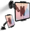 Keuvirya Heavy Duty Aluminum iPad Suction Mount for Truck Car, Anti-Shake Dashboard Windshield