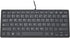 iKKEGOL USB Mini Slim Wired 78 Key Small Super Thin Compact Keyboard for Desktop Laptop PC Win 7 Mac (Black)