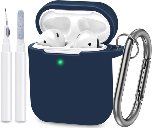 ATUAT Compatible with AirPods Case Cover, Full Protective Silicone Skin Dust-Proof for Apple AirPods 1st 2nd Generation