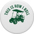 Fun Golf Car Humor Designs for Golf Cart Lovers This is How I Roll Funny Golf Cart Humor Design PopSockets Adhesive