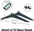 Beyution 58R6E3 TV Stand Legs fit for Hisense TV - Replacement Legs with Screws and Anti-Slip Pad