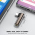 MOSWAG Right Angled USB C to 3.5mm Headphone Adapter, Zinc Alloy, Compatible with iPhone 15 Plus, Samsung Galaxy