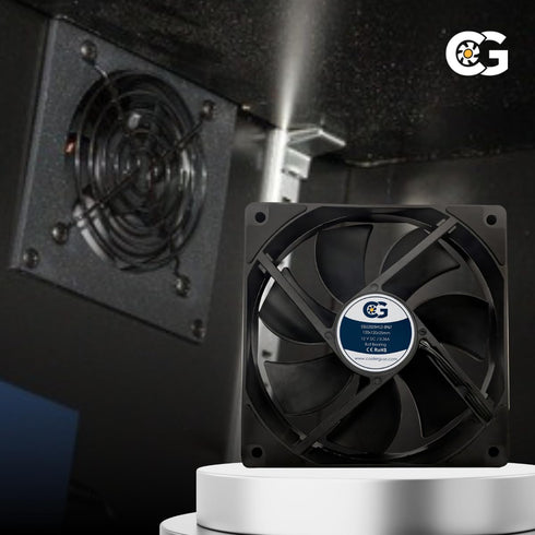 Coolerguys 12vDC Waterproof IP67 Fan, High Speed, 120x25mm