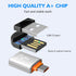 EASTBULL 8GB 5 Pack USB2.0 FAT32 8 5 Pack 1 Small Flash Drives Mini USB Drive with a USB-C Adapter, Mini Thumb Drive GB