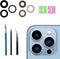3 Pcs 13 Pro Camera Lens Glass Replacement for iPhone 13 Pro, Back Rear Camera Lens Replacement with Repair Tool Set