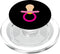 Baby Pacifier Pink Cute Funny Childs Kids Gift Baby Pacifier PopSockets MagSafe PopGrip for iPhone