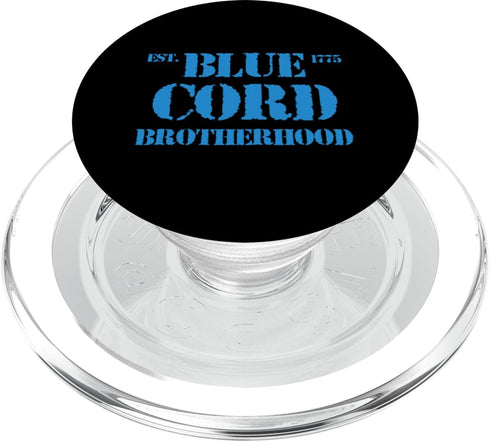 Blue Cord Brotherhood Infantry Style PopSockets MagSafe PopGrip for iPhone