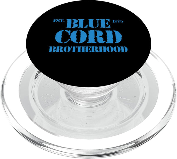 Blue Cord Brotherhood Infantry Style PopSockets MagSafe PopGrip for iPhone
