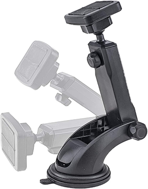 Dockem DashPro Magno Mount 3.0 Series – Magnetic Car Mount for Dash with Suction Base, Magnet Head, Adjustable