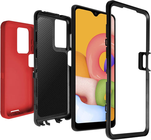 Galaxy A13 (2022) Case, Shockproof Dust/Drop Proof Water-Resistance, 4-Layer Full Body Heavy Duty Protection