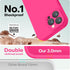 LOVE 3000 Premium Silicone Case for iPhone 14 Pro, Soft Anti-Scratch Microfiber Lining, Hot Pink