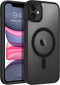 BENTOBEN iPhone 11 Case - Slim, Shockproof, Anti-Fingerprint, Translucent Matte, MagSafe Compatible, Black, 6.1’’