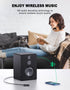 COMSOON Bluetooth AUX Adapter for Car, Noise Reduction Bluetooth Receiver for Music/Hands-Free Calls, 16H Battery Life,