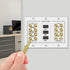 3 Gang 7.2 Surround Sound Distribution Home Theater Copper Banana Binding Post Coupler Type Wall Plated