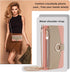 Asuwish iPhone 11 Pro Wallet Case: Pink Flip Cover with Screen Protector, Card Holder, Crossbody Strap & Stand.