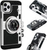 Awsaccy Emily in Paris Phone Case for iPhone 15 Pro 6.1 inch 2023 Camera Case Vintage Cover Cute 3D Cool Unique Design Silicone Case with Removable Neck Strap Lanyard for Girls Women Black