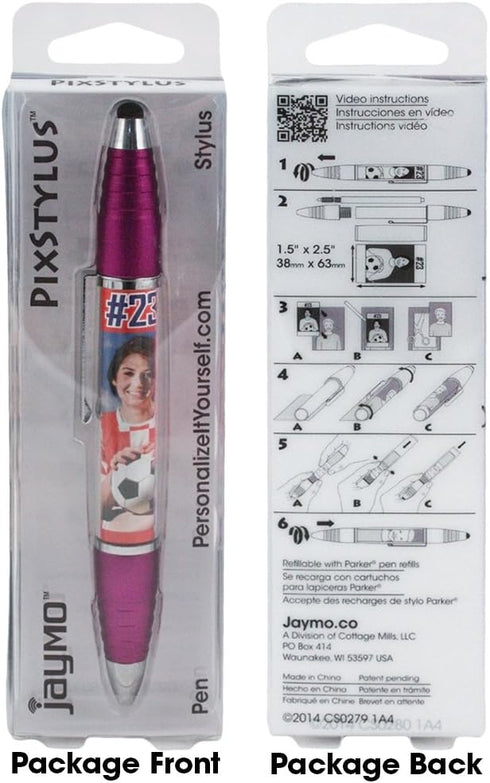 Violet - PixStylus 2 in 1 Personalized Pen and Stylus Combo – Create your own custom stylus/pen at