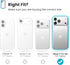 Speck 17 GEMSHELL Grip +MS Case for iPhone Pro Max - Clear/Clear | Slim Protective Grip | Drop Protection | MagSafe