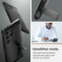 Spigen Tough Armor Case for Galaxy S24 Ultra, Black with Kickstand, Military-Grade Protection for 2024