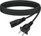 Metasources 2-Prong AC in Power Cord Compatible with Craig CD6951 CD6951-SL CD6951-EC CD6925