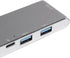 goodstumbler 6 2 4K USB3.0 in USB C Hub: Universal Compatible with MacBook, Aluminum Alloy Design, Plug and Play Dual