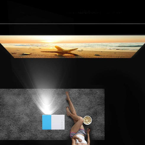 Mini Projector, 1080P Full HD LED Video Projector, Indoor/Outdoor Portable for Home and Travel