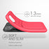 kwmobile Case Compatible with Apple iPhone 11 Case - TPU Phone Cover with Credit Card Holder - Neon Pink