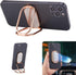 Phone Ring Holder Finger Kickstand, Foldable Cellphone Stand 360° Rotation Metal Ring Grip for Magnetic Mount
